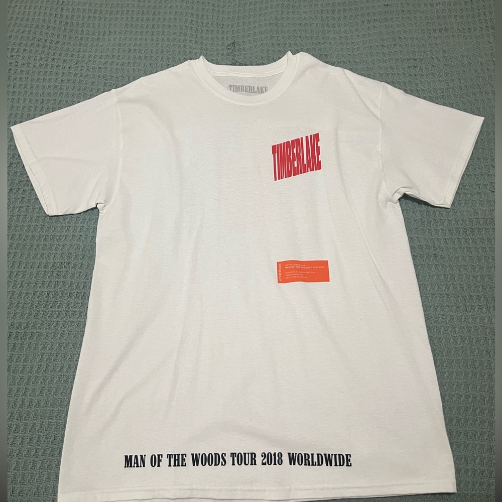 Justin Timberlake 2018 tour white t-shirt Men’s size L